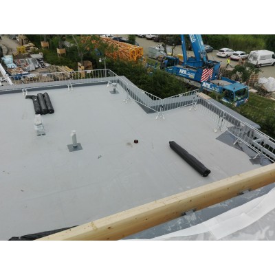Realizace střechy, fasády a teras Olbramovice