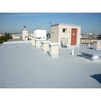 Plochá střecha PVC a TPO